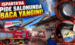 Isparta'da Pide Salonunda Baca Yangını: İtfaiye Müdahale Etti