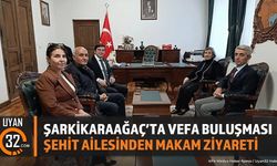 Isparta'da Şehit Ailesi Kaymakamı Ziyaret Etti