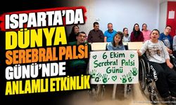 Isparta'da Serebral Palsi Günü İçin Farkındalık Etkinliği