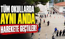Isparta’da Tüm Okullarda Aynı Anda Harekete Geçtiler!