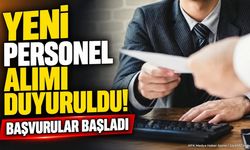 Isparta'da yeni personel alımı duyuruldu! Başvurular başladı