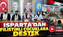 Isparta’dan Filistinli Çocuklara Destek