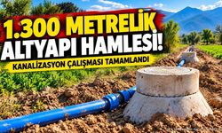 Isparta’nın O Köyünde 1.300 Metrelik Dev Çalışma!