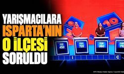 Isparta'nın Şarkikaraağaç İlçesi Ulusal Yarışma Programında