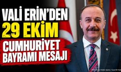 Isparta Valisi Abdullah Erin'den 29 Ekim Cumhuriyet Bayramı Mesajı