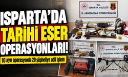 Isparta'da Tarihi Eser Operasyonları: 20 Şüpheli Hakkında Adli İşlem