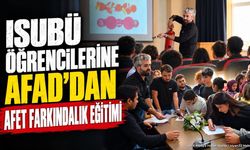 ISUBÜ'de Afet Farkındalık ve AFAD Gönüllülük Tanıtımı