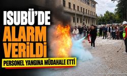 ISUBÜ'de Yangın Tatbikatı: Personel Acil Durumlara Hazırlanıyor