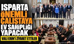 Muhtarlardan Çalıştay Öncesi Isparta Valisi Erin'e Ziyaret