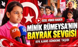 Kfk Ajans Minik Rümeysa’nın Bayrak Sevgisini Gündeme Taşıdı
