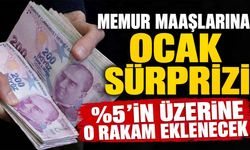 Memur maaşlarına Ocak sürprizi: Yüzde 5'in üzerine o rakam eklenecek
