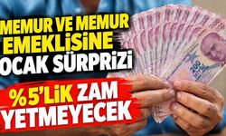 Memur ve memur emeklisine Ocak sürprizi: %5'lik zam yetmeyecek, gözler 3 aylık rakamda