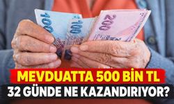 Mevduatta 500 Bin TL Dönemi: Aylık Kazanç 15 Bin TL'yi Aşıyor
