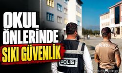 Şarkikaraağaç'ta Okullarda Emniyet ve Jandarma Nöbette