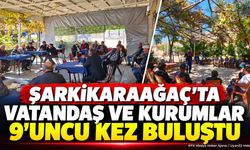 Şarkikaraağaç’ta Vatandaş Ve Kurumlar 9’uncu Kez Buluştu