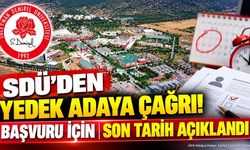 SDÜ’den Çağrı! Başvuru İçin Son Tarih Açıklandı
