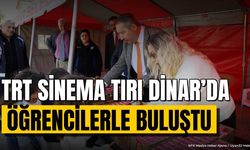 TRT Sinema Tırı Dinar'da Öğrencilerle Buluştu: Beyaz Perde Coşkusu