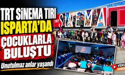 TRT Sinema Tırı Isparta'da Çocuklarla Buluştu