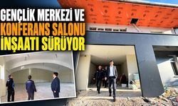 Uluborlu’da Gençlik Merkezi ve Konferans Salonu İnşaatı Sürüyor