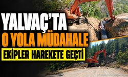 Yalvaç Bağkonak Su Gözü Yolu'nda Altyapı Çalışması Yapıldı