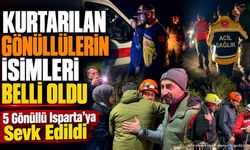 Yazılı Kanyon’da Kurtarılan Gönüllülerin İsimleri Belli Oldu