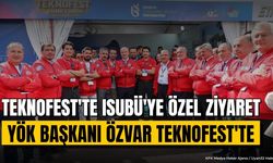 YÖK Başkanı Erol Özvar'dan TEKNOFEST'te ISUBÜ Standına Ziyaret