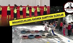 Eski Lastiklerle Çalışan Kızlar Futsalda Şampiyon Oldu