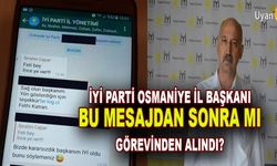 İyi Parti Osman İl Başkanı O Mesajlarından Dolayı Mı Görevinden Alındı?