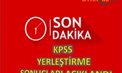 KPSS 2018/1 YERLEŞTİRME SONUÇLARI AÇIKLANDI