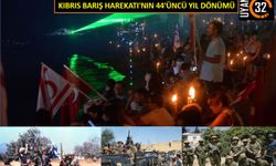 Kıbrıs Barış Harekatı'nın 44'üncü yıl dönümü şafak nöbetiyle kutlandı