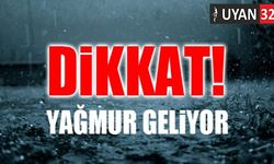 Meteoroloji uyardı, yağmur geliyor