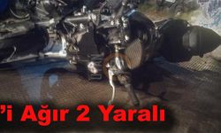 İyaş Otel Önünde Motor Kazası: 2 Yaralı