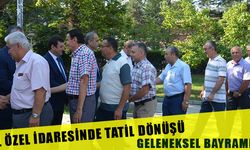 İl Özel İdaresi'nde Tatil Dönüşü Geleneksel Bayramlaşma