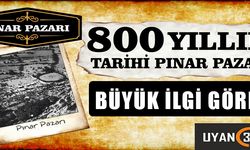 800 Yıllık Tarihi Pınar Pazarına Büyük İlgi