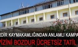 Eğirdir Kaymakamlığı'ndan Döviz Bozdurana Ücretsiz Barla Tatili