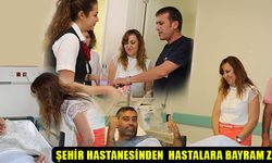 Şehir Hastanesini Yönetimi Hastalarla Bayramlaştı