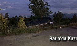 Barla Yolunda Kaza: 1 Yaralı