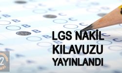 LGS Nakil Kılavuzu Yayınlandı