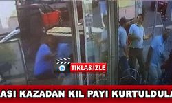 Çatıdan Düşen Antenden Son Anda Kurtuldular