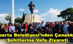 Isparta Belediyesi’nden Çanakkale Şehitlerine Vefa Ziyareti