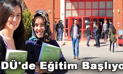 SDÜ'de Eğitim Başlıyor