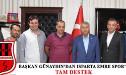 Başkan Günaydın'dan Isparta Emre Spor'a Destek