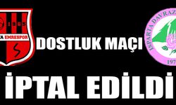 Davrazspor - Emre Spor Dostluk Maçı İptal Edildi