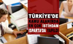 Türkiye'de En Çok Kamu Çalışanı Isparta'da İstihdam Edildi