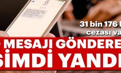 O Mesaja Cevap Verenlere 31 Bin 176 Lira Ceza