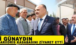 Vali Günaydın'dan Sarıidris Ziyareti