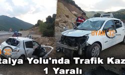 Antalya Yolu'nda Trafik Kazası: 1 Yaralı