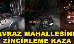 Davraz Mahallesi'nde Zincirleme Trafik Kazası