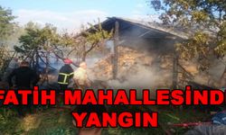 Fatih Mahallesi'nde Yangın