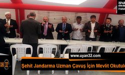 Şehit Jandarma Uzman Çavuş İçin Mevlit Okutuldu